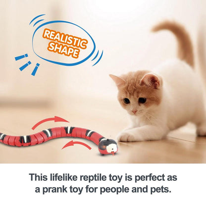 Rechargeable Interactive Snake Cat Toy with Sensor by HitMyNeed
