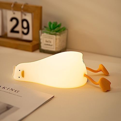 Rechargeable Lazy Duck Night Light and Phone Stand by HitMyNeed