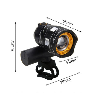Rechargeable LED Bicycle Headlight and Taillight Set by HitMyNeed