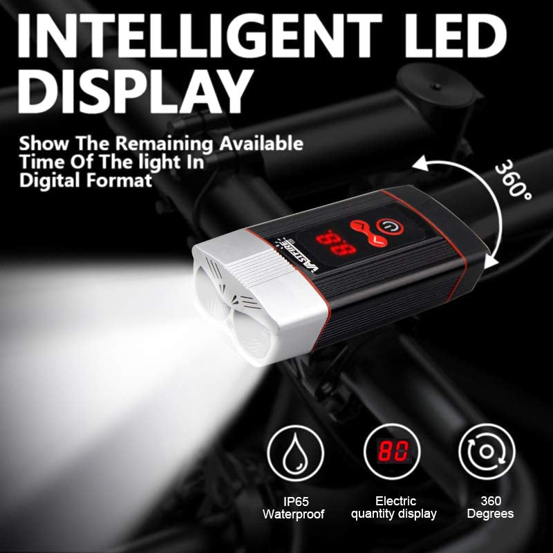 Rechargeable LED Bike Headlight with USB Power Bank by HitMyNeed