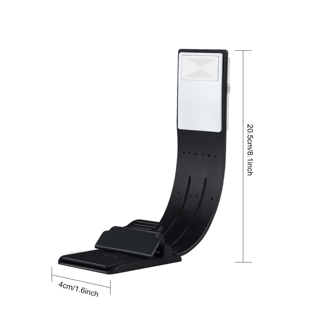 Rechargeable LED Book Light with Clip by HitMyNeed