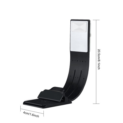 Rechargeable LED Book Light with Clip by HitMyNeed