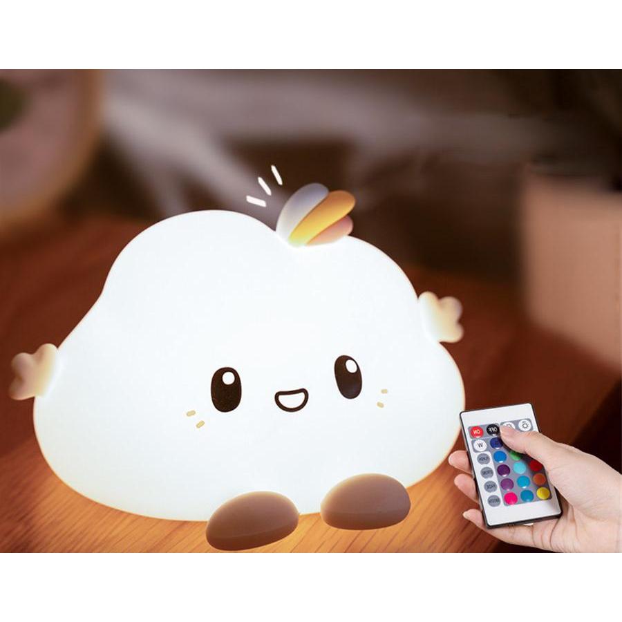 Rechargeable LED Cloud Night Light with Remote by HitMyNeed