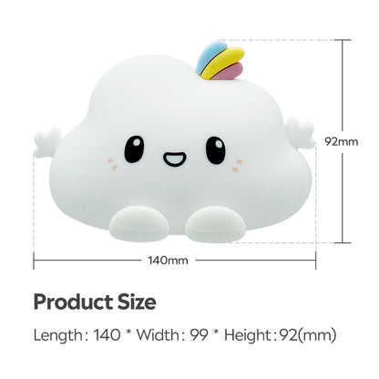 Rechargeable LED Cloud Night Light with Remote by HitMyNeed