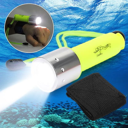 Rechargeable LED Dive Light with Wrist Mount by HitMyNeed