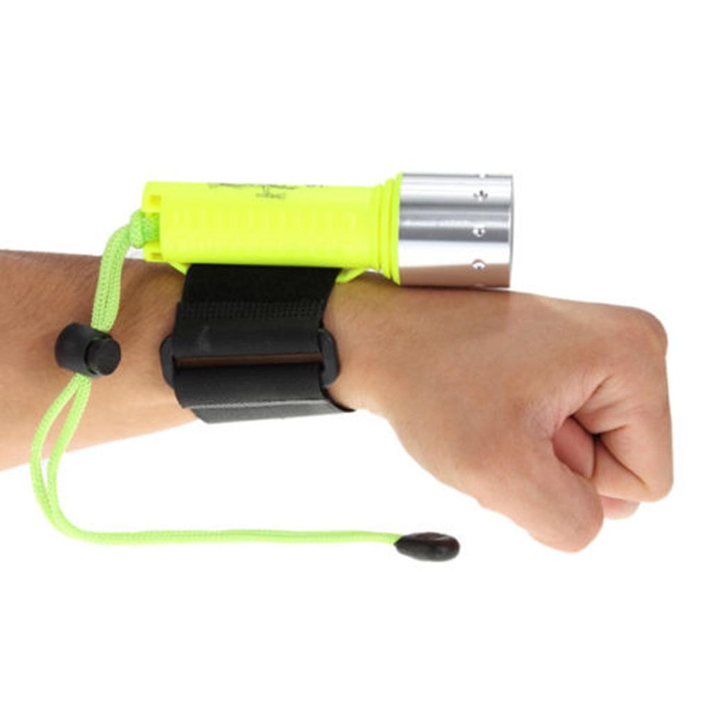 Rechargeable LED Dive Light with Wrist Mount by HitMyNeed