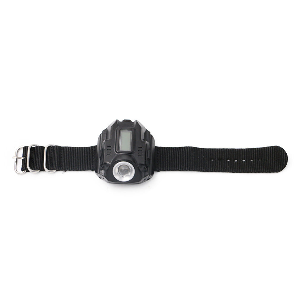 Rechargeable LED Flashlight Watch with Waterproof Design by HitMyNeed