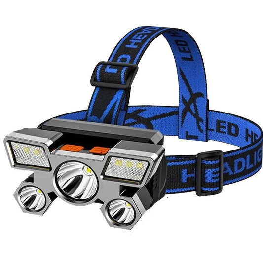Rechargeable LED Headlamp for Fishing, Hiking & Camping by HitMyNeed