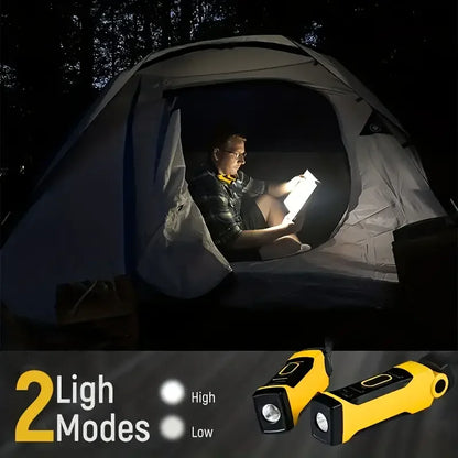Rechargeable LED Neck Reading Light with Bendable Arms by HitMyNeed