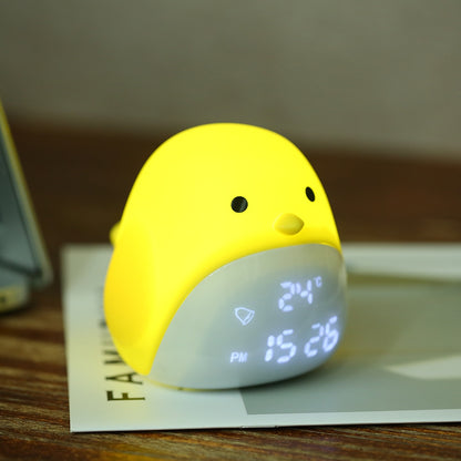 Rechargeable LED Night Light with Alarm Clock by HitMyNeed