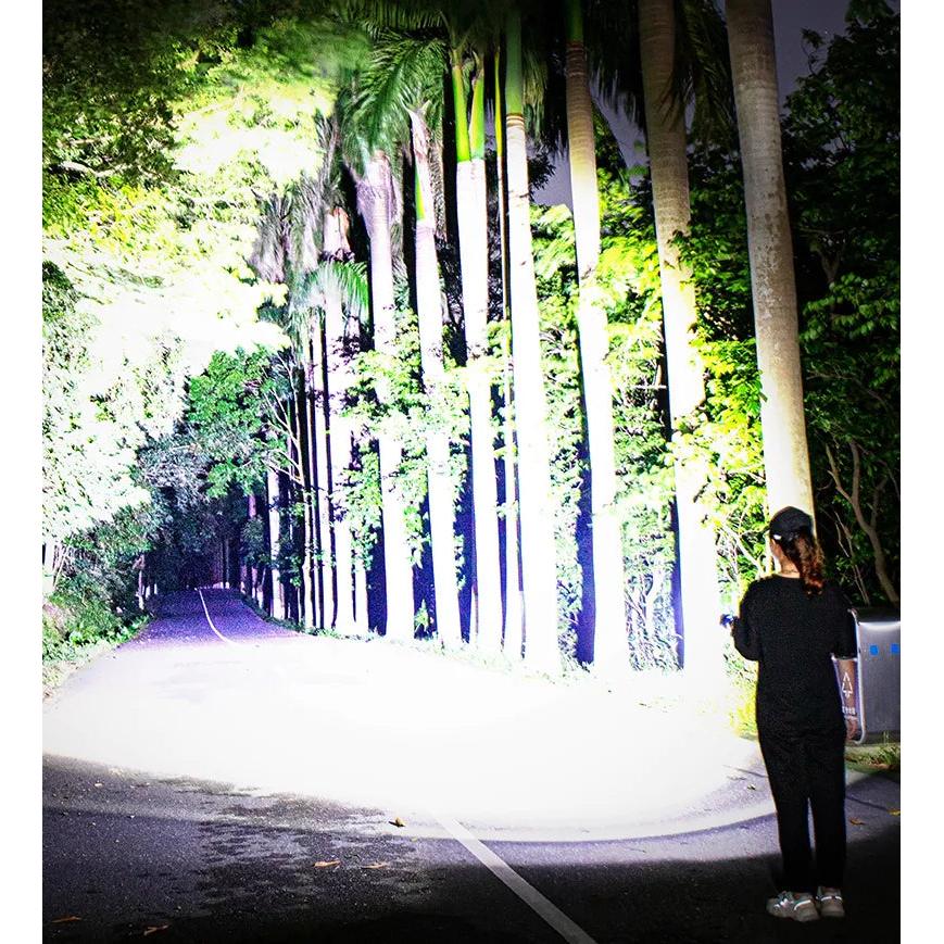 Rechargeable LED Tactical Flashlight with USB-C by HitMyNeed