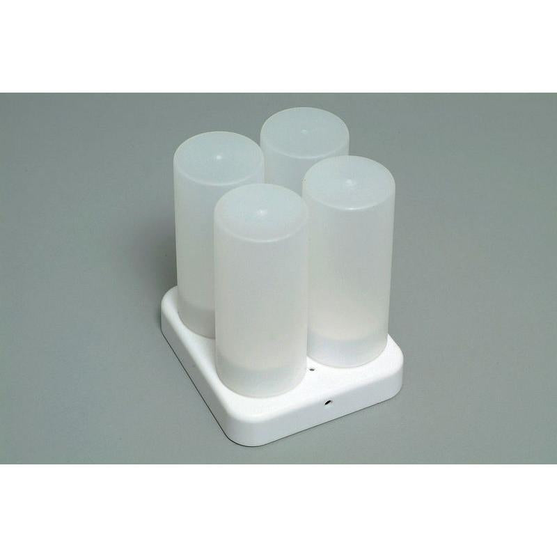 Rechargeable LED Tealight Candle Set with Holders (4pcs) by HitMyNeed