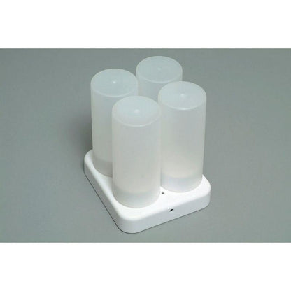 Rechargeable LED Tealight Candle Set with Holders (4pcs) by HitMyNeed