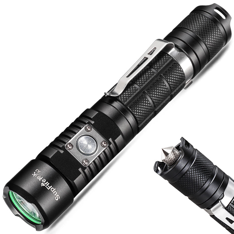 Rechargeable LED Torch Flashlight with USB Charging by HitMyNeed