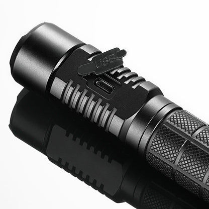 Rechargeable LED Torch Flashlight with USB Charging by HitMyNeed