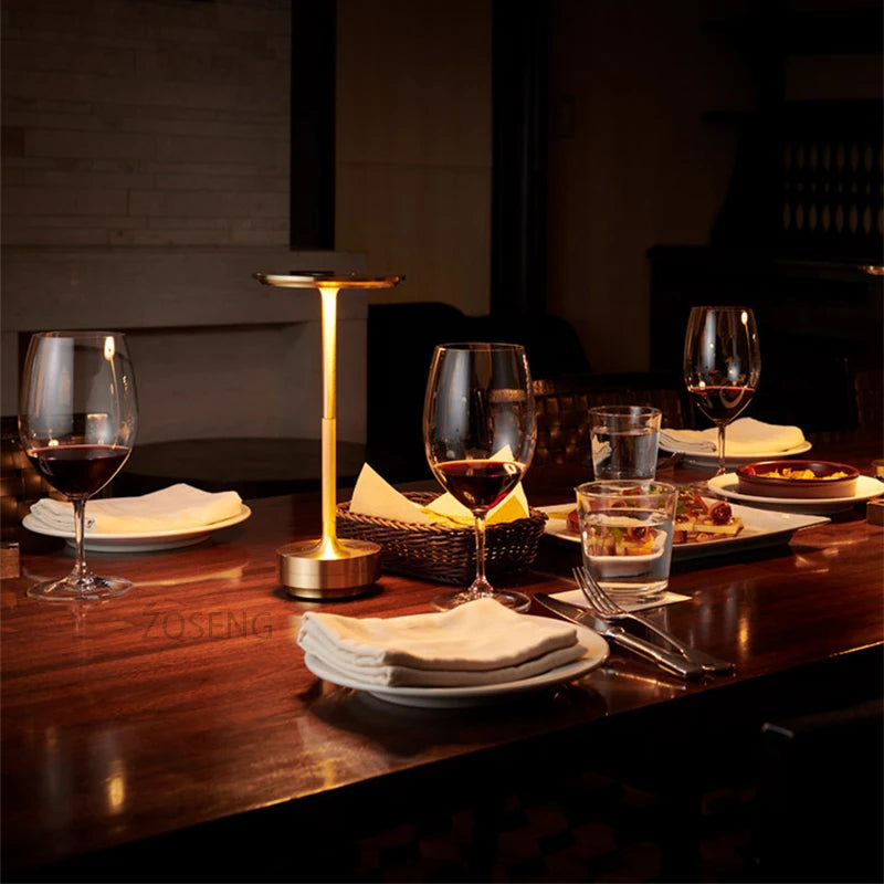 Rechargeable LED Touch Table Lamp for Dining & Desk by HitMyNeed