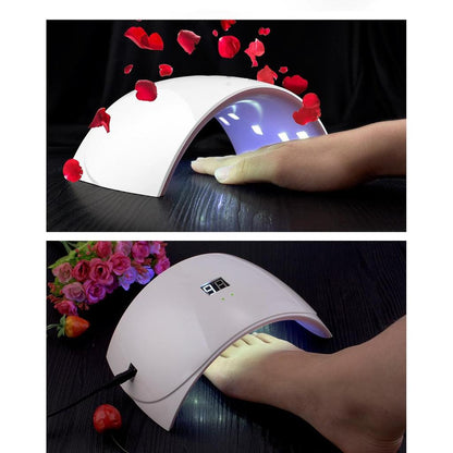 Rechargeable LED UV Nail Drying Lamp with Sensor by HitMyNeed