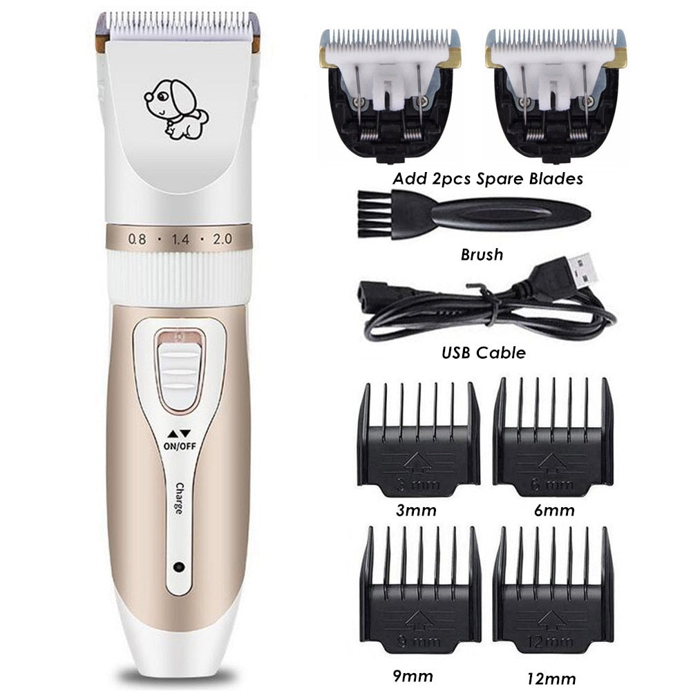 Rechargeable Low-Noise Dog Grooming Clipper by HitMyNeed