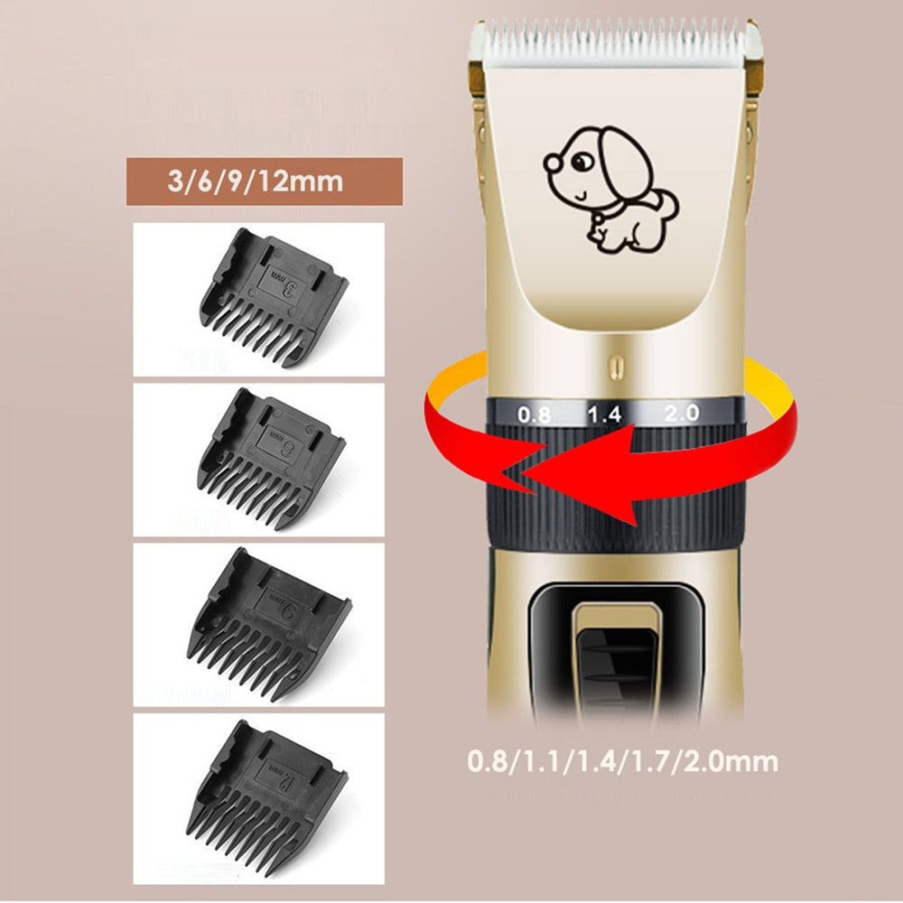 Rechargeable Low-Noise Dog Grooming Clipper by HitMyNeed