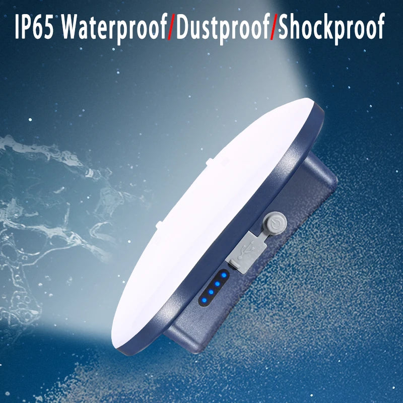 Rechargeable Magnetic Camping Lantern & Work Torch 80W by HitMyNeed