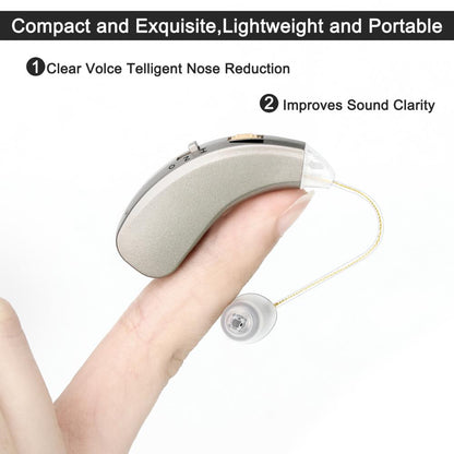 Rechargeable Mini BTE Hearing Aid for Moderate Loss by HitMyNeed