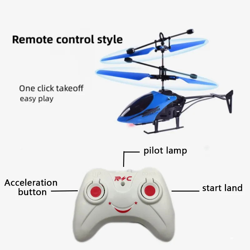 Rechargeable Mini RC Helicopter Drone for Kids by HitMyNeed