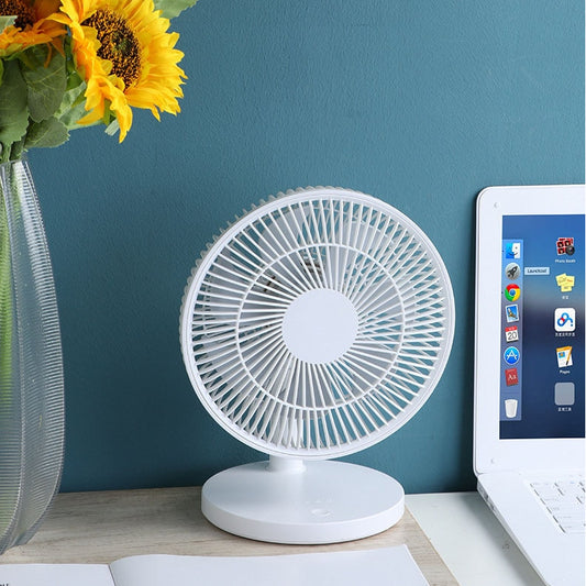 Rechargeable Mini Table Fan with 4 Speeds by HitMyNeed