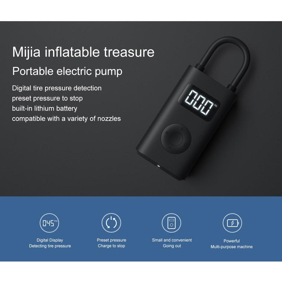 Rechargeable Mini Tire Inflator Electric Air Pump by HitMyNeed
