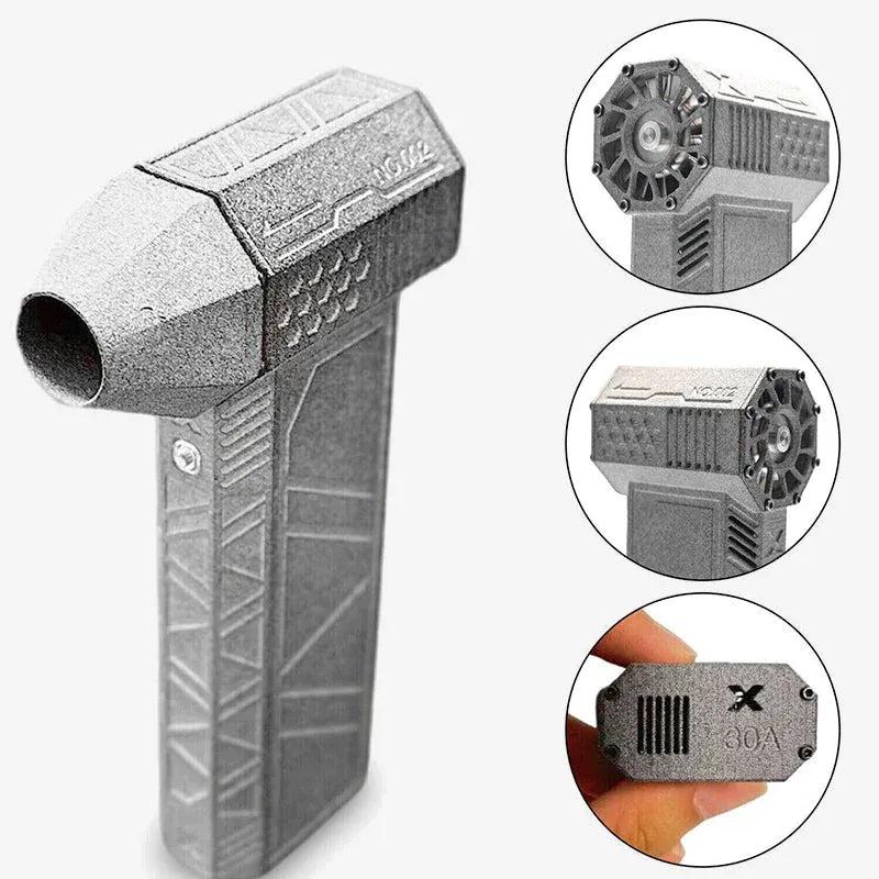 Rechargeable Mini Turbo Jet Fan 110,000 RPM Blower by HitMyNeed