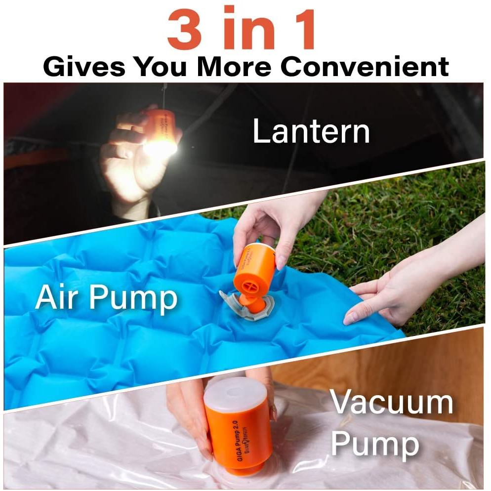 Rechargeable Mini USB Air Pump with Light by HitMyNeed