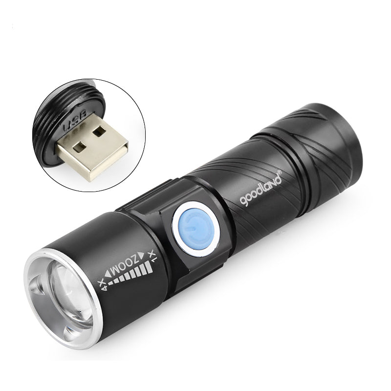 Rechargeable Mini USB Flashlight Torch by HitMyNeed