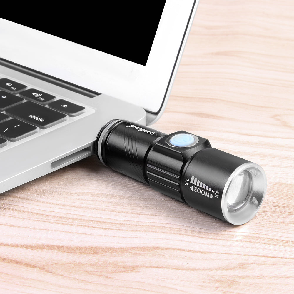 Rechargeable Mini USB Flashlight Torch by HitMyNeed