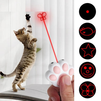 Rechargeable Multifunction Laser Cat Toy with UV Light by HitMyNeed
