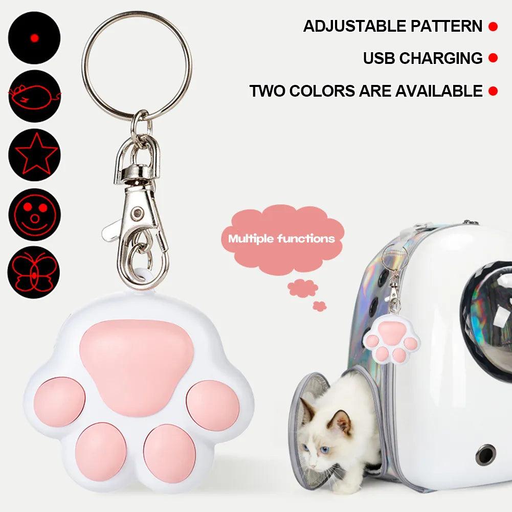 Rechargeable Multifunction Laser Cat Toy with UV Light by HitMyNeed