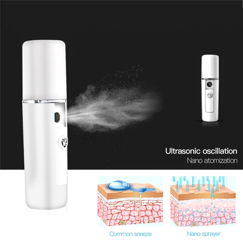 Rechargeable Nano Mister Pocket Facial Steamer by HitMyNeed