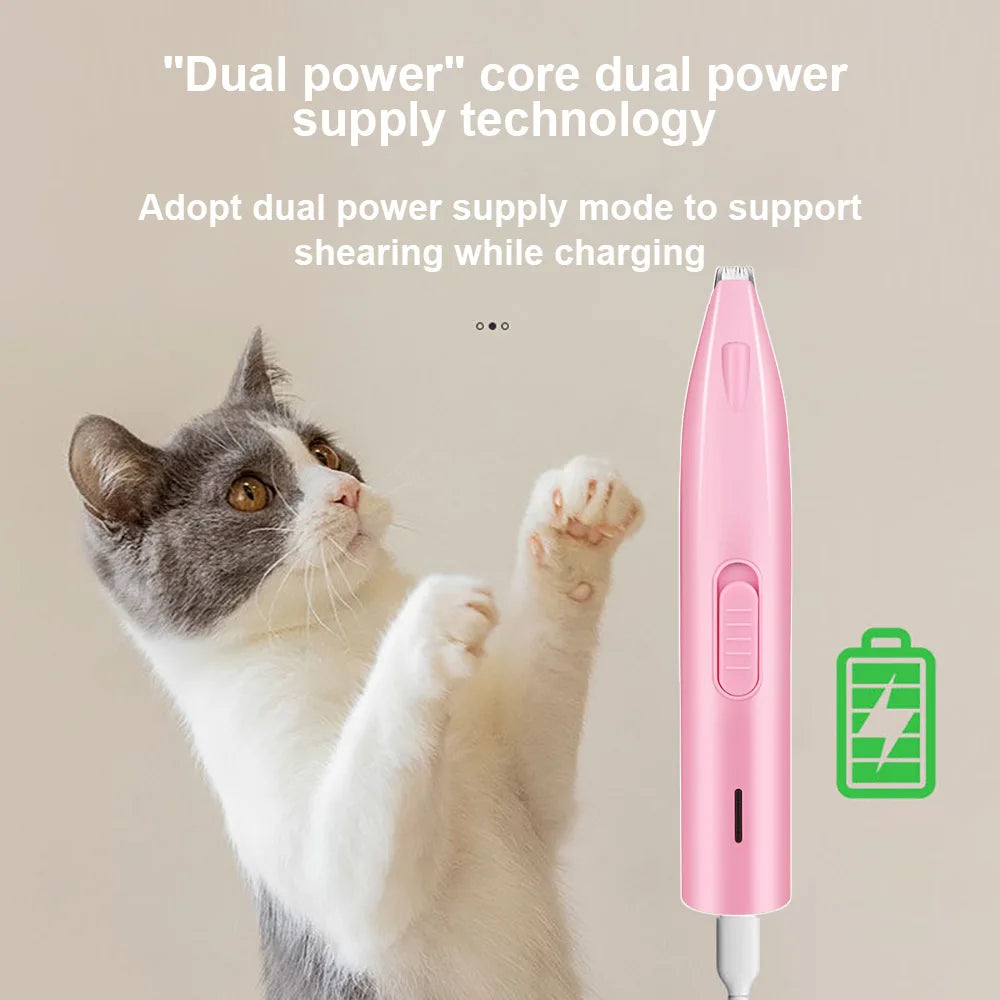 Rechargeable Pet Detail Trimmer with LED Light by HitMyNeed