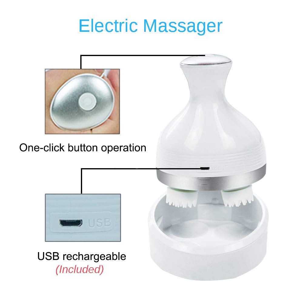 Rechargeable Pet Head Massager for Cats and Dogs by HitMyNeed
