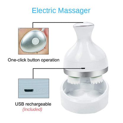 Rechargeable Pet Head Massager for Cats and Dogs by HitMyNeed