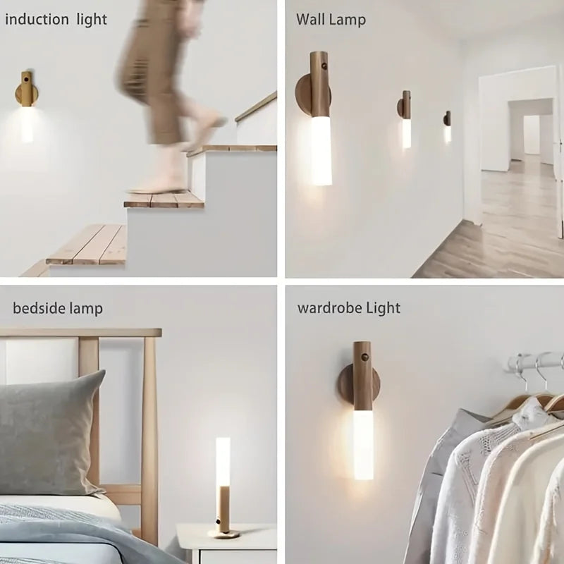 Rechargeable PIR Motion Sensor Magnetic LED Cabinet Light by HitMyNeed