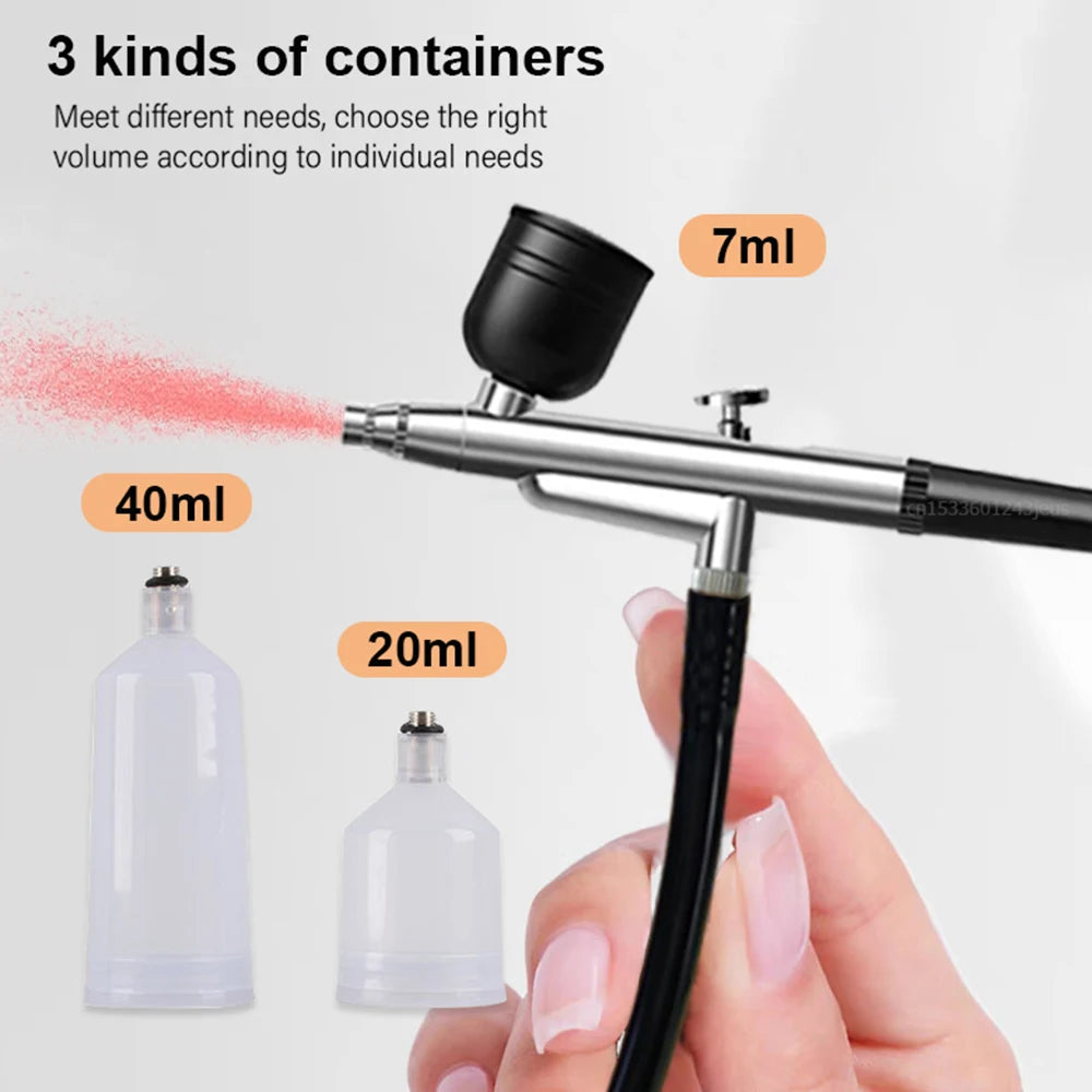 Rechargeable Portable Airbrush Kit with Compressor by HitMyNeed