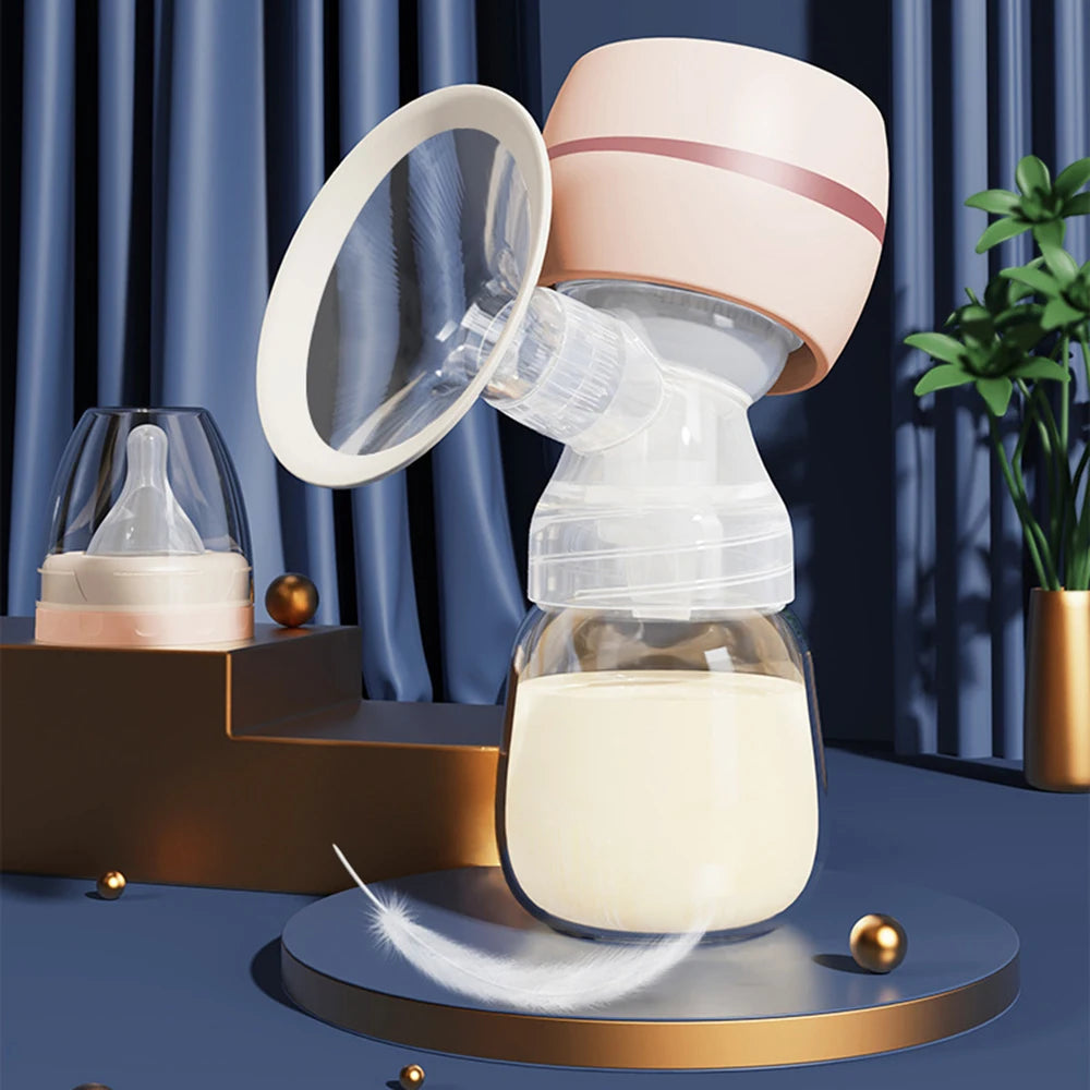 Rechargeable Portable Electric Breast Pump 180ml BPA-Free by HitMyNeed