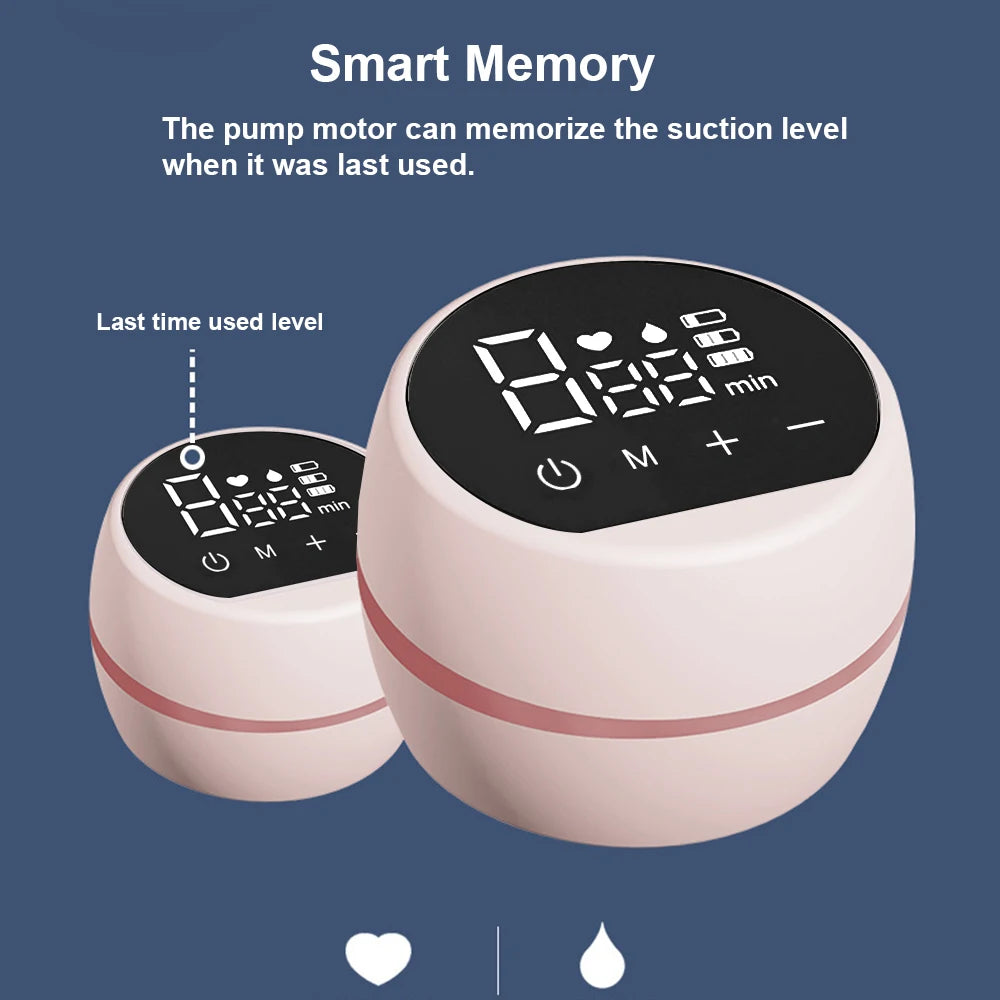 Rechargeable Portable Electric Breast Pump 180ml BPA-Free by HitMyNeed