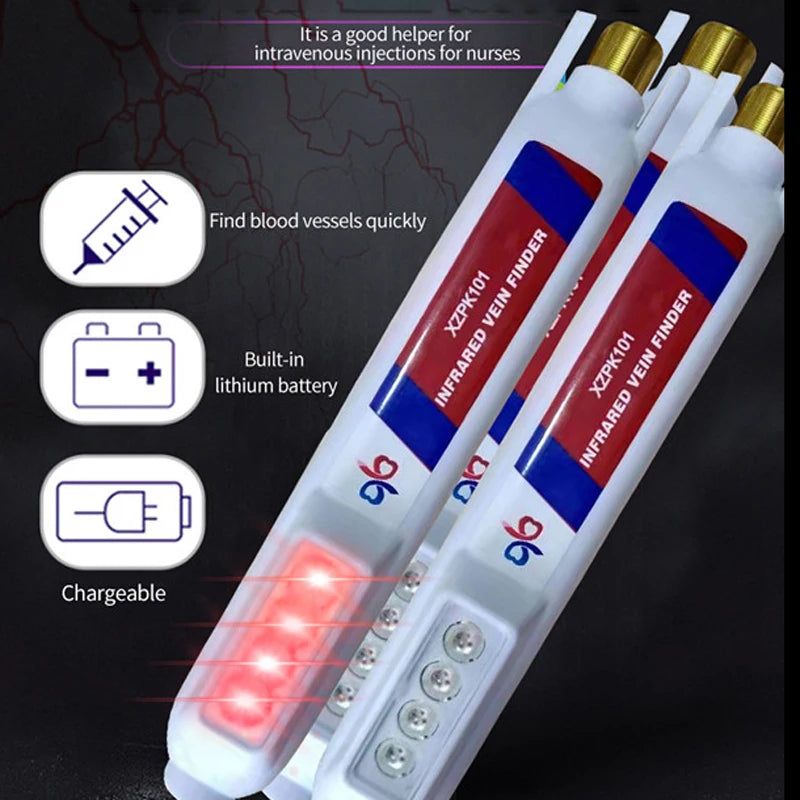 Rechargeable Portable Infrared Nursing Vein Finder by HitMyNeed