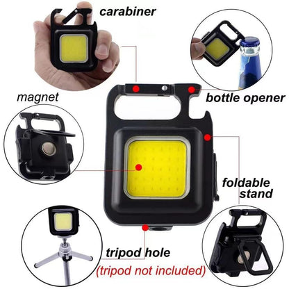 Rechargeable Portable LED Keychain Work Light by HitMyNeed