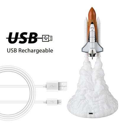 Rechargeable Rocket Ship Night Light Lamp by HitMyNeed