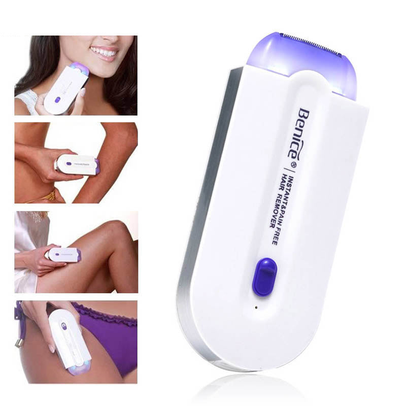 Rechargeable Sensa-Light Hair Removal Device Purple by HitMyNeed