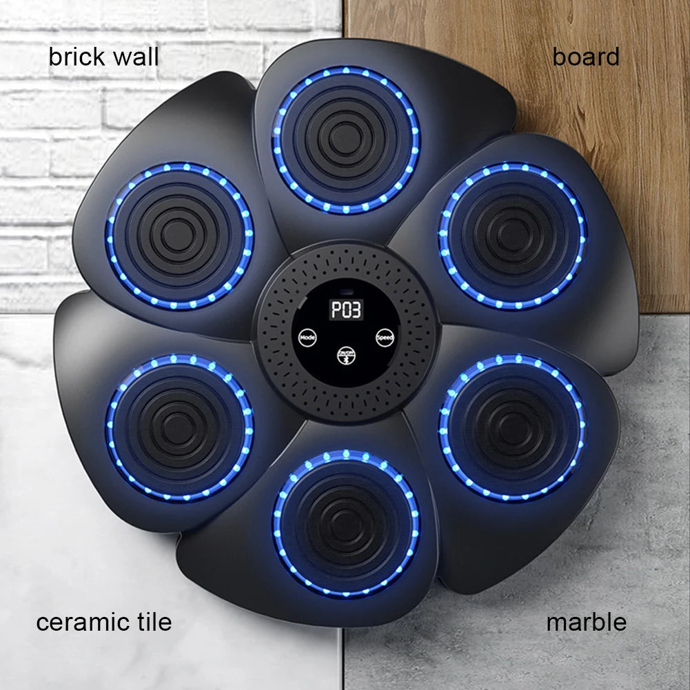 Rechargeable Smart Music Boxing Wall Trainer by HitMyNeed