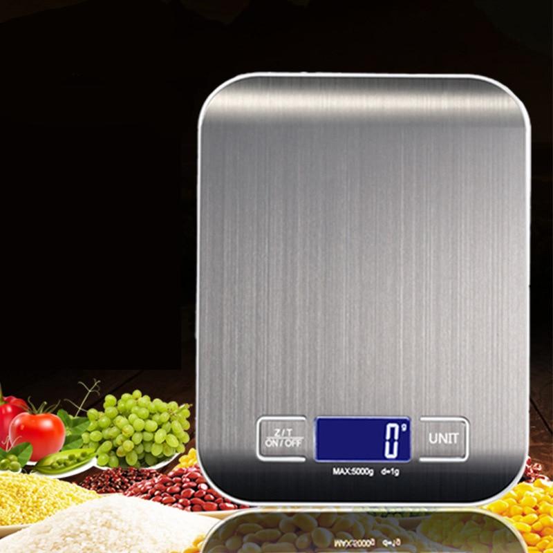 Rechargeable Stainless Steel Digital Kitchen Scale by HitMyNeed