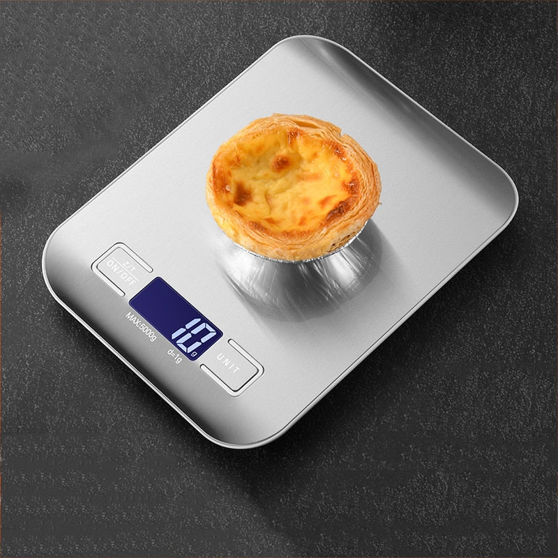 Rechargeable Stainless Steel Digital Kitchen Scale by HitMyNeed