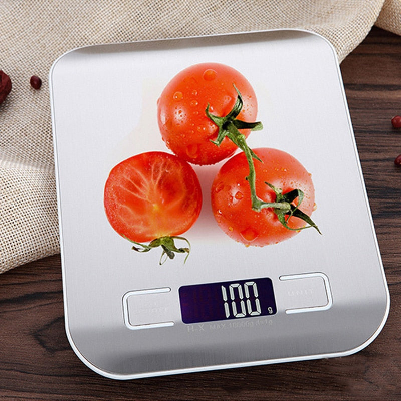 Rechargeable Stainless Steel Digital Kitchen Scale by HitMyNeed